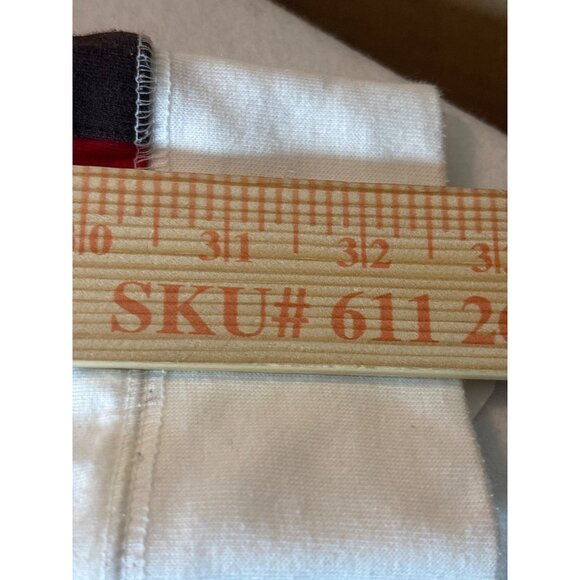 Aeropostale Stretch Graphic T-Shirt White & Red With Logo Print medium size - Picture 7 of 11